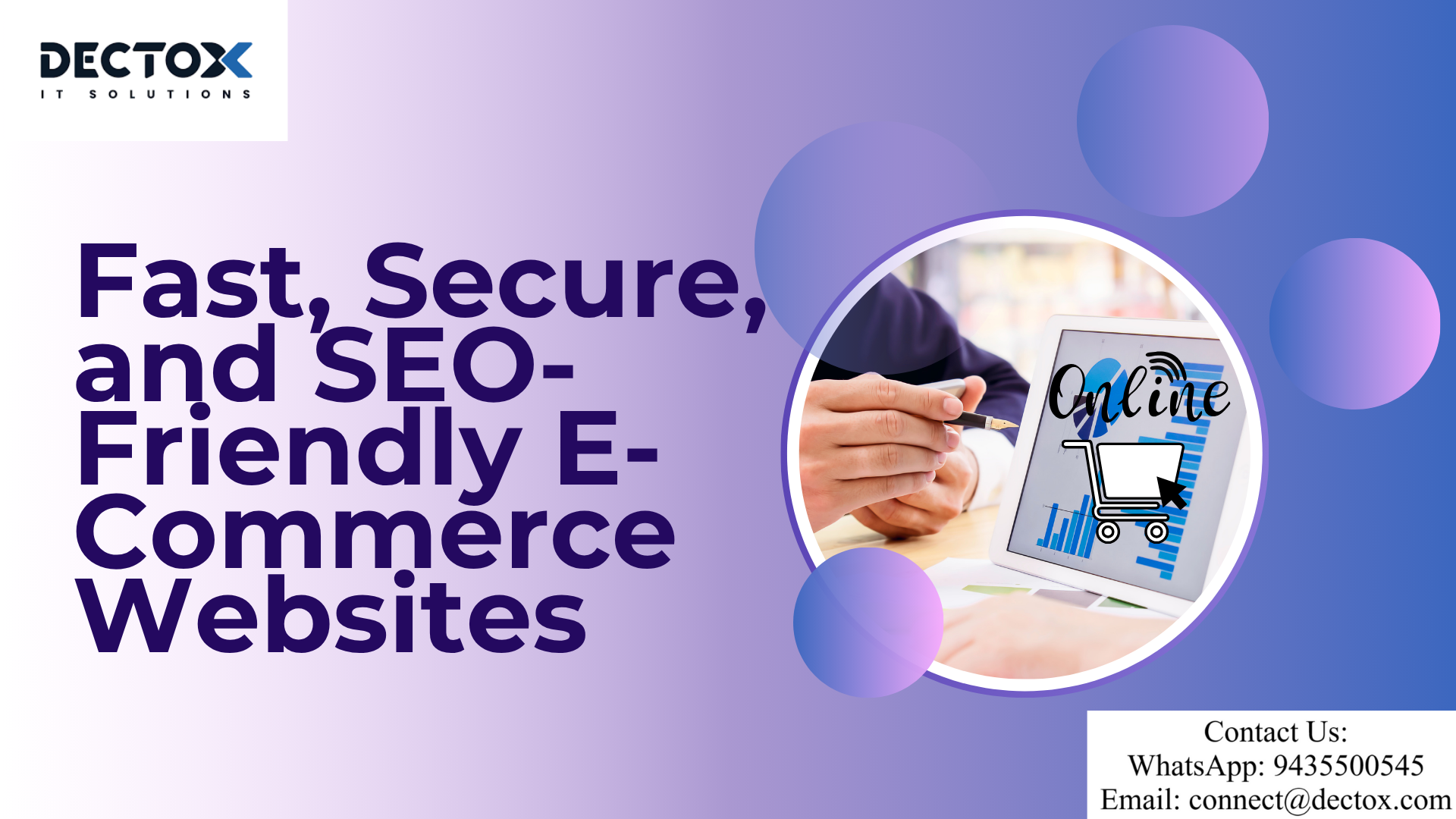 How Dectox Builds Fast, Secure, and SEO-Friendly E-Commerce Websites