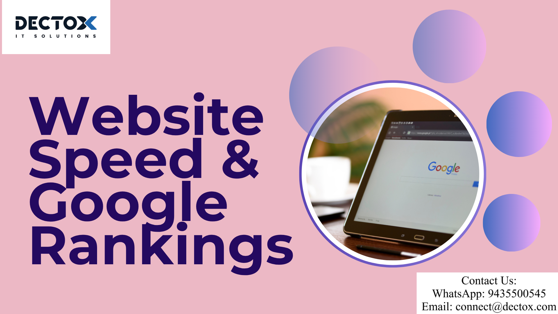 Why Website Speed Impacts Your Google Rankings – And How Dectox Solves It